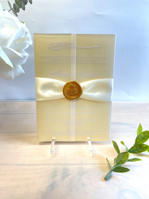 Sample Image of Acrylic Combo Wedding-invite-006