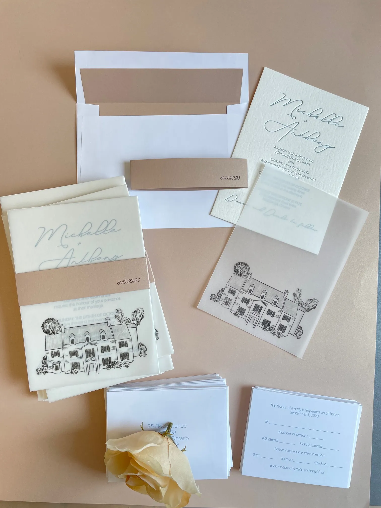 Sample Image of Venue Sketch Invite 005