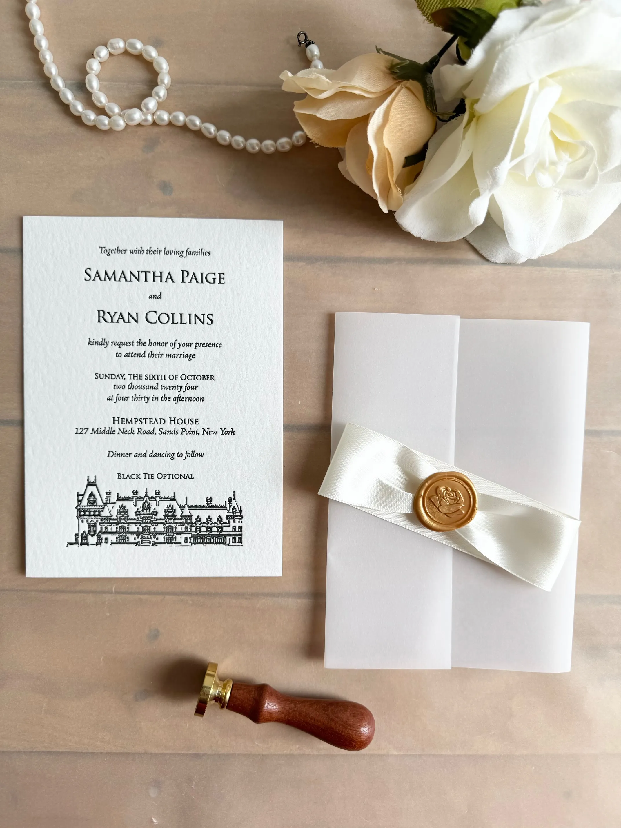 Sample Image of Venue Sketch Invite 006