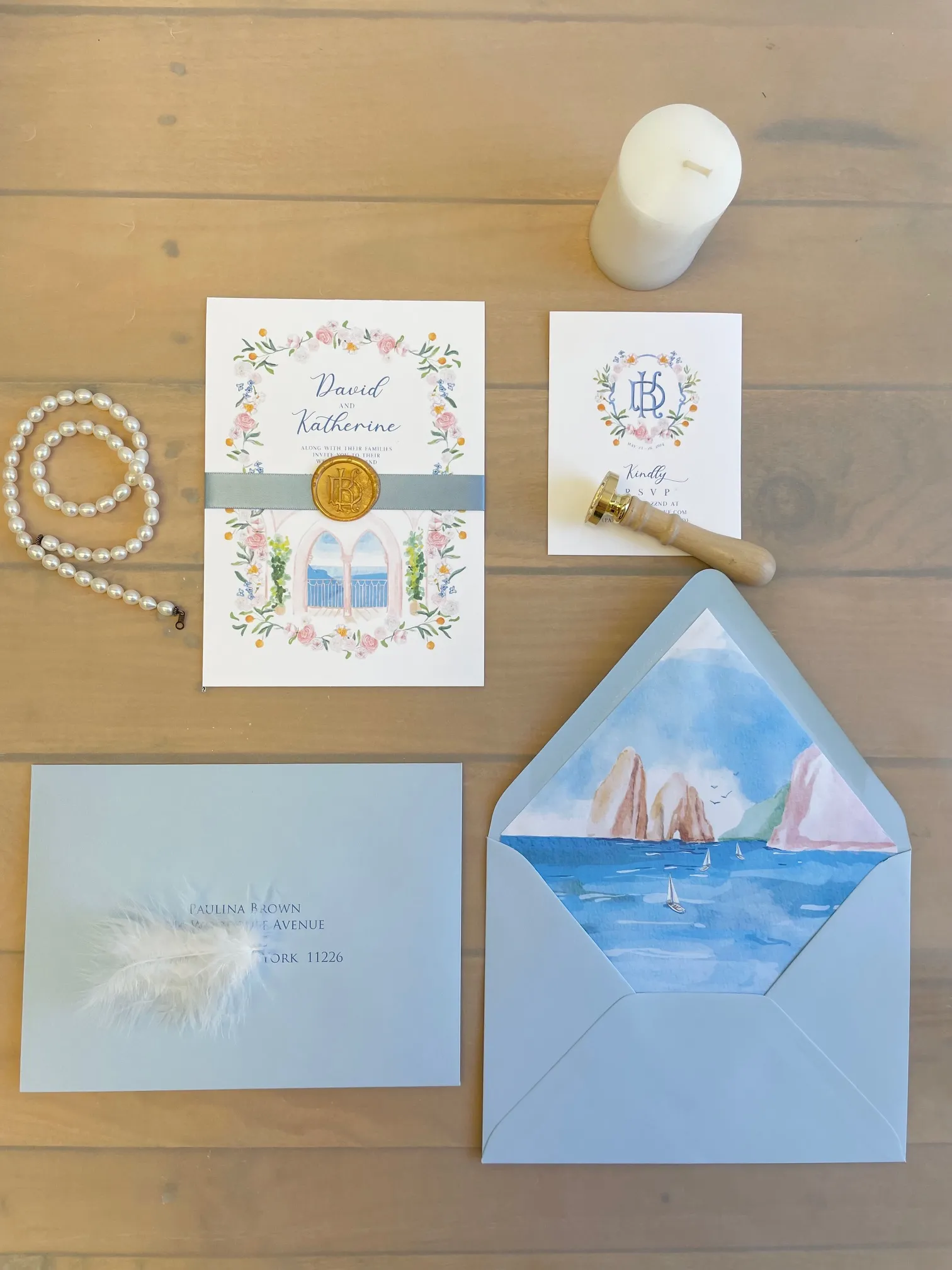 Sample Image of Venue Sketch Invite 008