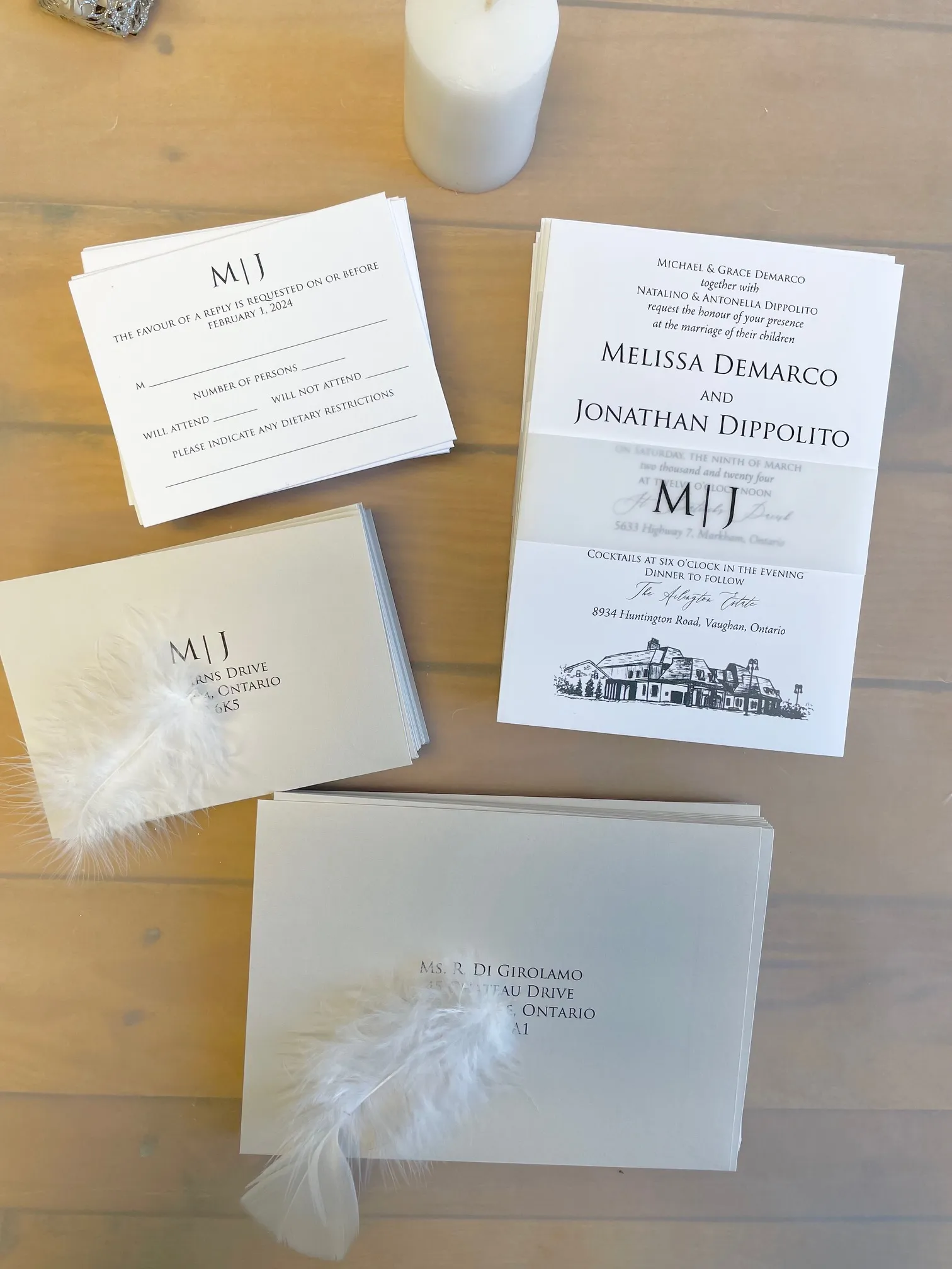 Sample Image of Venue Sketch Invite 010