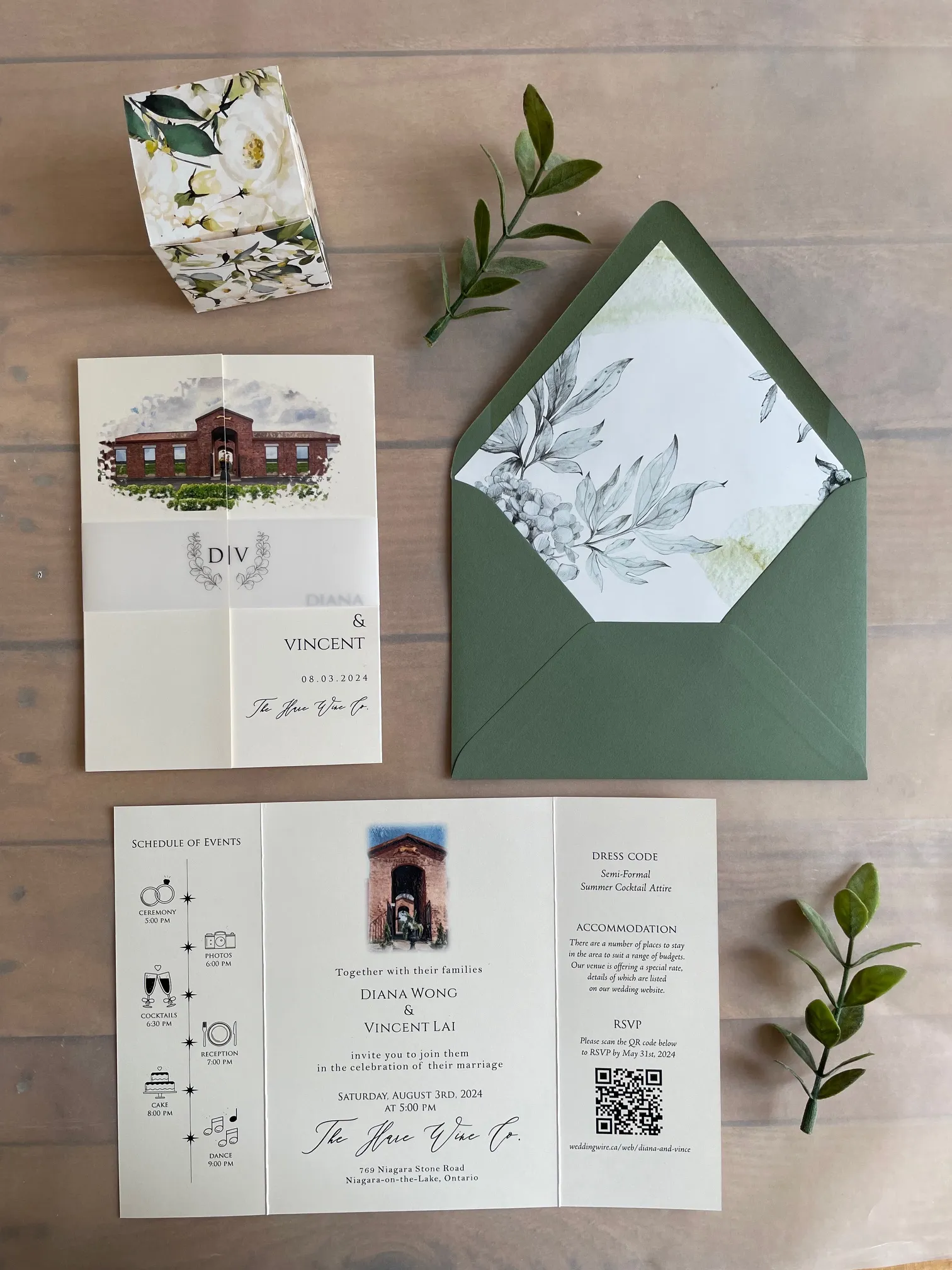 Sample Image of Venue Sketch Invite 013