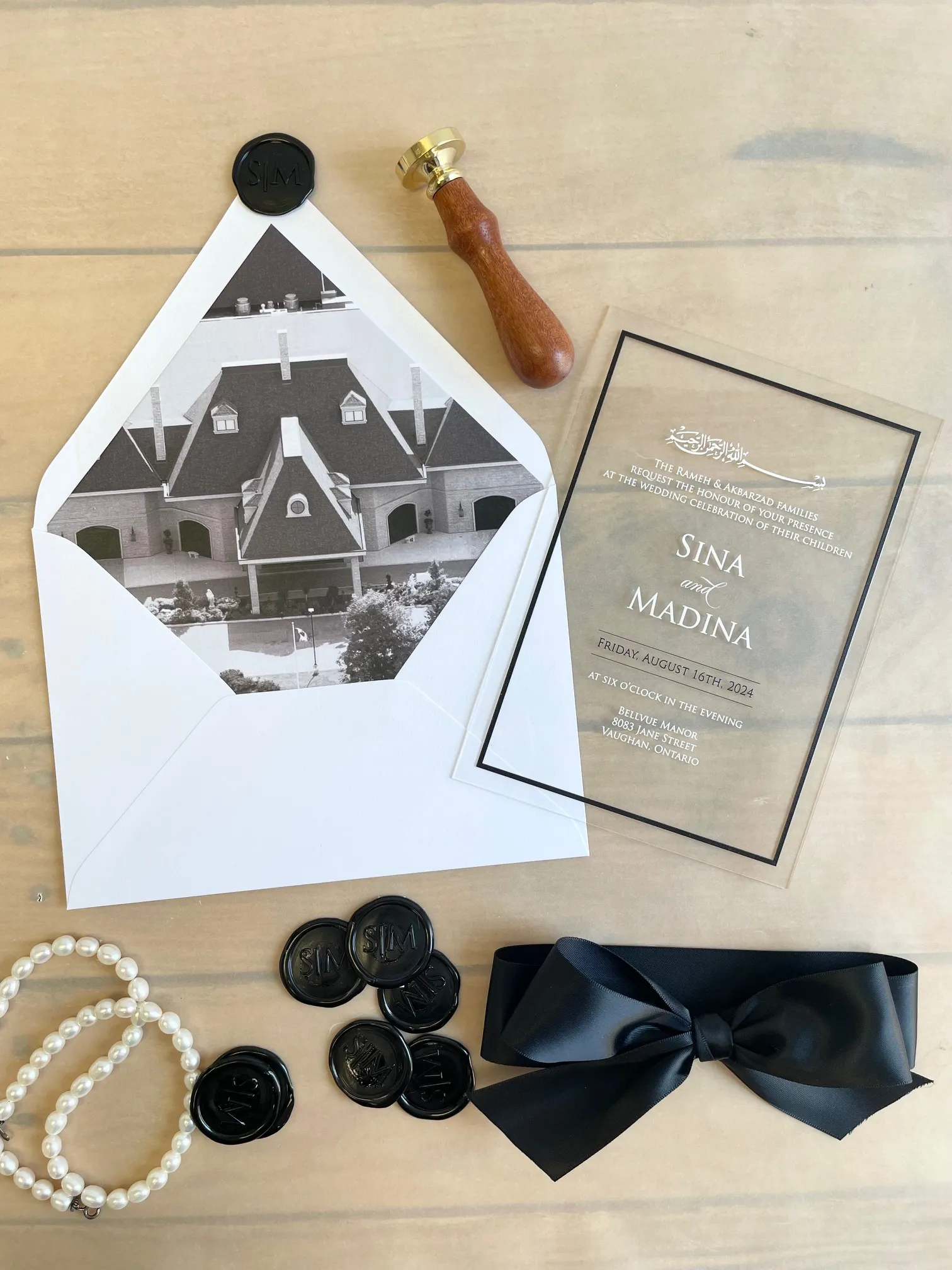 Sample Image of Venue Sketch Invite 018