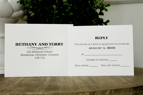 Invitation 1300: Blush Pearl, Petal Pink Ribbon, Brooch/Buckle A6, Metal Filigree F4 - Silver - Blush card with a ribbon and brooch embellishment