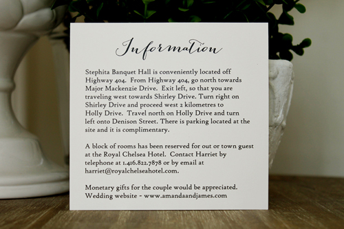 Invitation 1301: Silver Ore, Deep Blush Ribbon, Brooch/Buckle A11, Metal Filigree F4 - Silver - Silver Card with a deep blush and brooch design