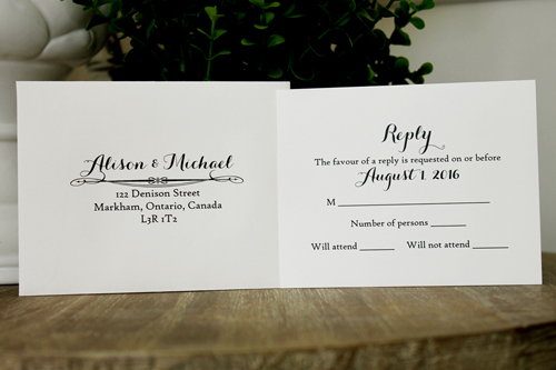 Invitation 1304: White Gold, Silver Ribbon, Brooch/Buckle A20, Metal Filigree F4 - Silver - White Gold paper design with a silver ribbon and brooch combo design