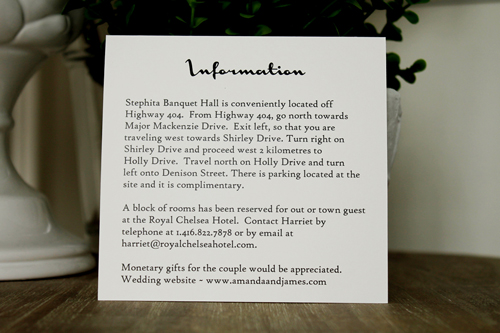 Invitation 1318: Cream Smooth, Blush Ribbon, Brooch/Buckle A5, Metal Filigree F4 - Silver - Floral printed card with a blush ribbon and flower brooch