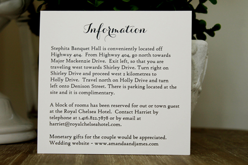 Invitation 1332: Cream Smooth, Petal Pink Ribbon, Brooch/Buckle U, Metal Filigree F4 - Silver - Ivory paper with a petal pink ribbon design and brooch