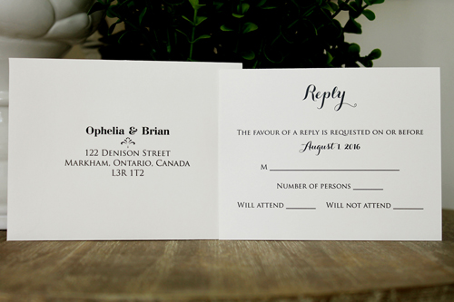 Invitation 1334: Cream Smooth, Antique Ribbon, Brooch/Buckle A9, Metal Filigree F2 - Silver - Floral design printed on the invite with an antique ribbon and brooch