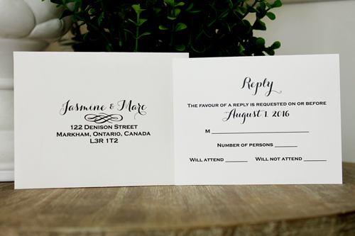 Invitation 1337: Cream Smooth, Sherry Ribbon, Brooch/Buckle I, Metal Filigree F2 - Silver - Floral printed pattern on the cream card with a sherry ribbon and brooch desgin