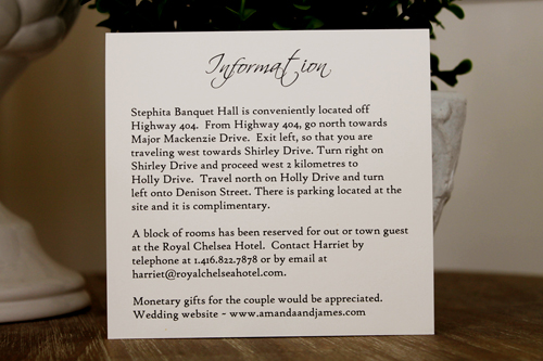 Invitation 1104: Purple Pearl, Cream Smooth, Grape Ribbon, Grape Ribbon, Deep Charcoal Ribbon - Purple pearl layered invite with a grape and charcoal ribbon twist