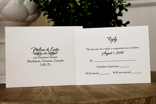 Invitation 1108: Iridescent Pearl, Charcoal Pearl, Cream Smooth, White Ribbon, White Ribbon, White - Thin Lace - Triple layered invite with a iridescent and charcoal layers with a white ribbon and white lace detail