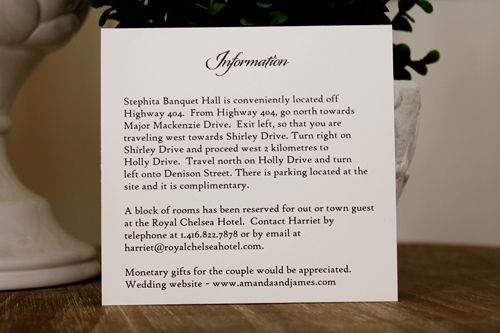 Invitation 1113: Red Lacquer, Cream Smooth, Sherry Ribbon, Sherry Ribbon, Black Ribbon - Red lacquer layered invite with a sherry and black twist ribbon detail