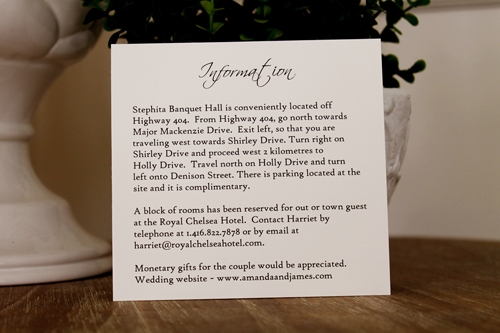 Invitation 1117: Charcoal Pearl, Cream Smooth, Silver Ribbon, Petal Pink Ribbon, Silver Ribbon - Charcoal pearl backing invite with a unique silver and petal pink ribbon design